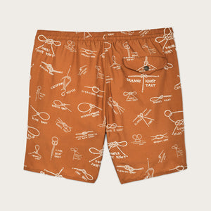 Oxbow lake trunks by Filson | Bourbon / knots (Orange)