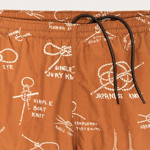 Oxbow lake trunks by Filson | Bourbon / knots (Orange)