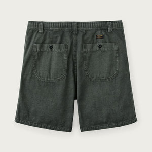 Oakville canvas shorts by Filson | Gravel (Gray)