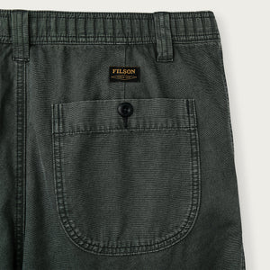 Oakville canvas shorts by Filson | Gravel (Gray)