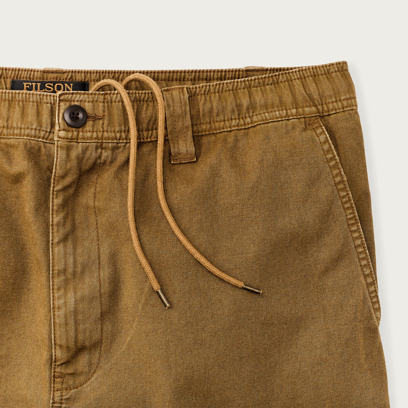 Oakville canvas shorts by Filson | Bronze brown (Beige)