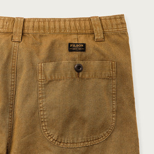 Oakville canvas shorts by Filson | Bronze brown (Beige)