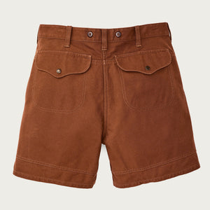 Dry tin cloth shorts by Filson | Whiskey (Brown)
