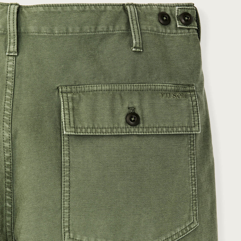 Field supply shorts by Filson | Washed fatigue green (Green)
