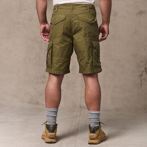 Tropical poplin cargo shorts by Filson | Military olive (Green)