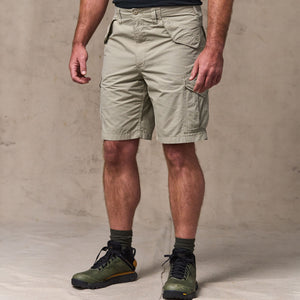 Tropical poplin cargo shorts by Filson | Dried sage (White)