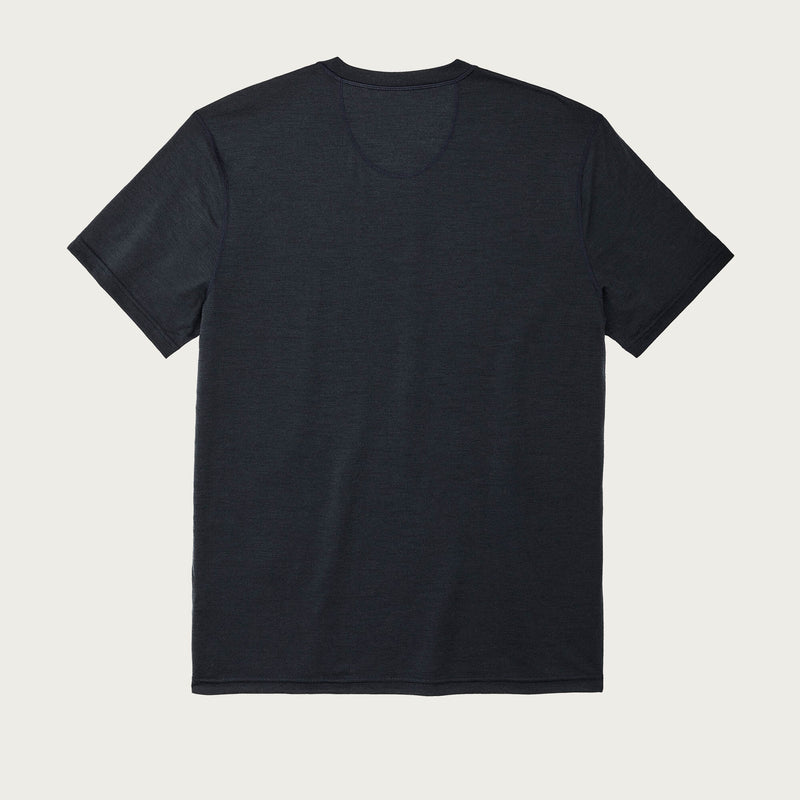 210g merino wool short sleeve crewneck by Filson | Dark navy (Blue)