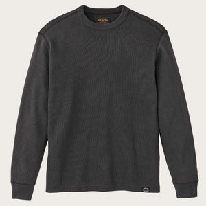 Waffle knit thermal crew by Filson | Faded black (Beige)