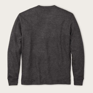 Waffle knit thermal crew by Filson | Charcoal (Gray)