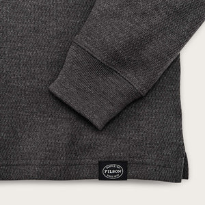 Waffle knit thermal crew by Filson | Charcoal (Gray)