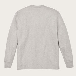 Waffle knit thermal crew by Filson | Light heather gray (Gray)