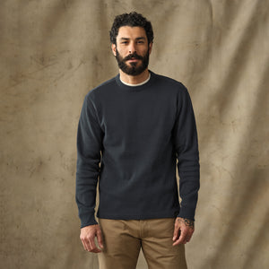 Waffle knit thermal crew by Filson | Blue mussel (Blue)