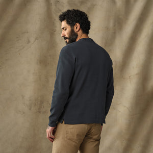 Waffle knit thermal crew by Filson | Blue mussel (Blue)
