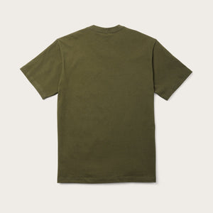 Pioneer pocket t-shirt by Filson | Dark olive (Green)