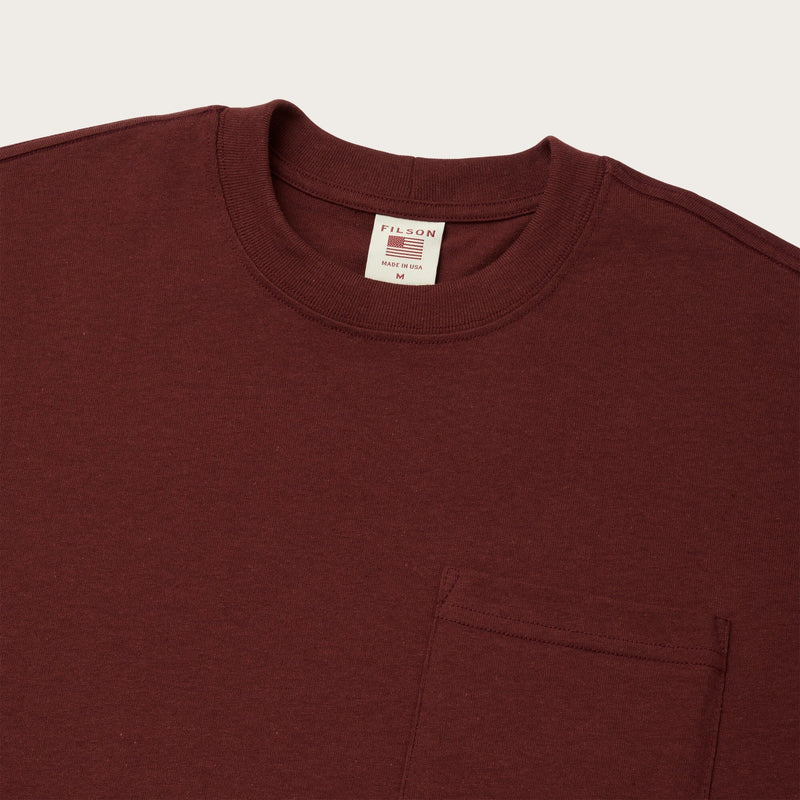 Pioneer pocket t-shirt by Filson | Brick red (Red)