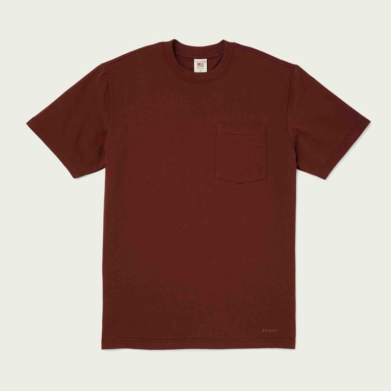 Pioneer pocket t-shirt by Filson | Brick red (Red)