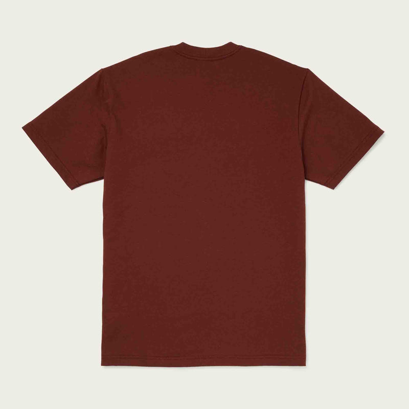 Pioneer pocket t-shirt by Filson | Brick red (Red)