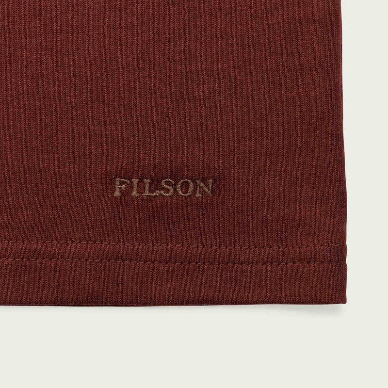 Pioneer pocket t-shirt by Filson | Brick red (Red)