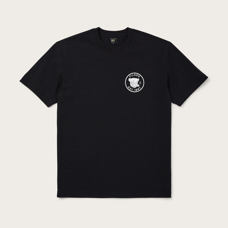 Pioneer graphic t-shirt by Filson | Black growl (Black)