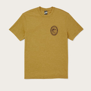 Buckshot t-shirt by Filson | Gold heather skagit (Yellow)