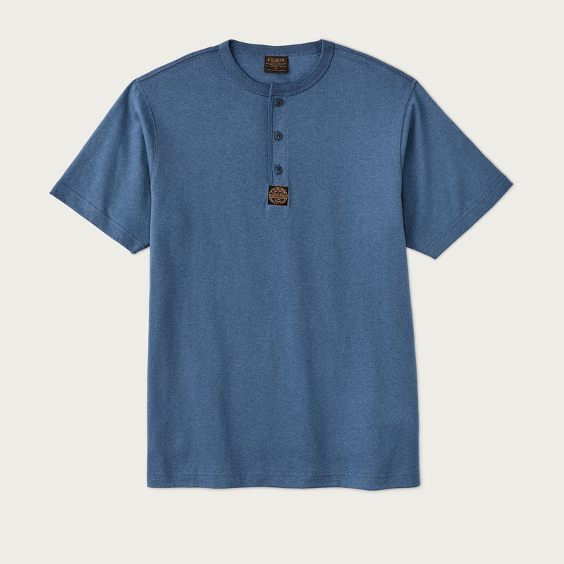Frontier henley t-shirt by Filson | Light blue (Blue)