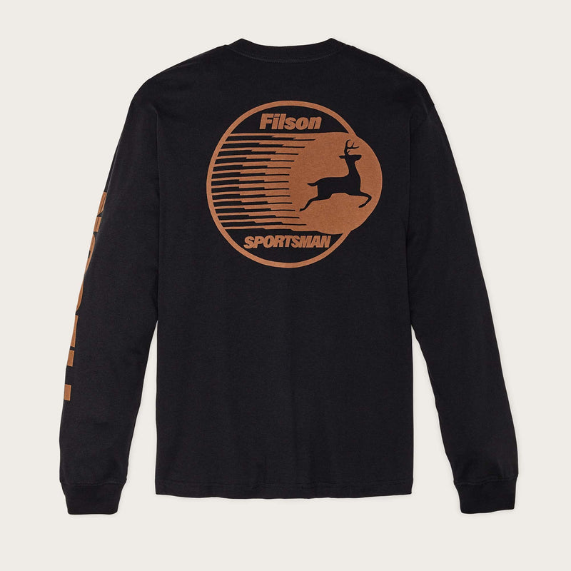 Long sleeve frontier graphic t-shirt by Filson | Black / sportsman (Black)