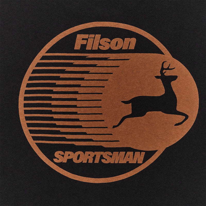 Long sleeve frontier graphic t-shirt by Filson | Black / sportsman (Black)