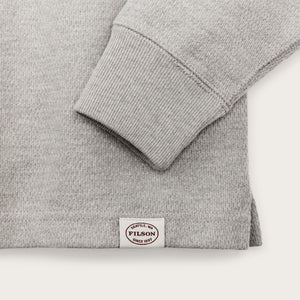Waffle knit thermal crewneck by Filson | Light heather gray (Gray)