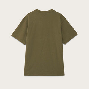 S/s bear graphic t-shirt by Filson | Ivy green (Green)