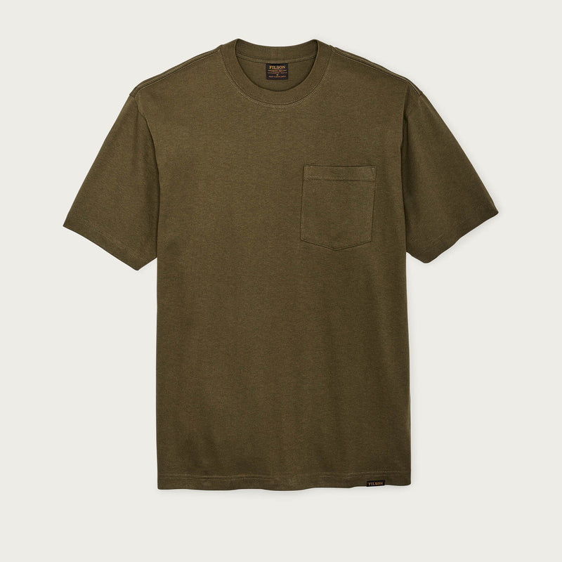 Frontier pocket t-shirt by Filson | Dark olive (Green)