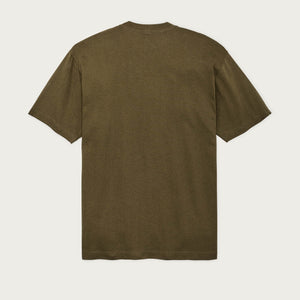 Frontier pocket t-shirt by Filson | Dark olive (Green)