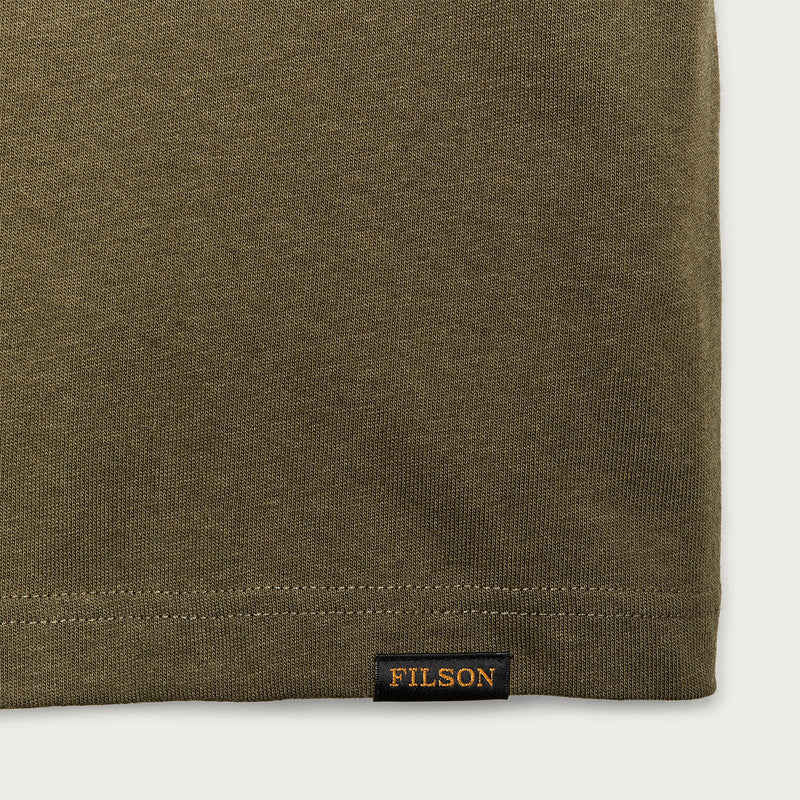 Frontier pocket t-shirt by Filson | Dark olive (Green)