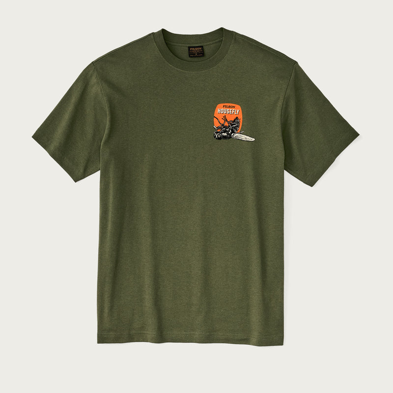 Filson x housefly graphic t-shirt by Filson | Cypress / energy (Green)