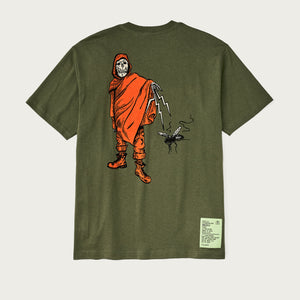 Filson x housefly graphic t-shirt by Filson | Cypress / energy (Green)