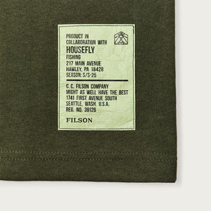 Filson x housefly graphic t-shirt by Filson | Cypress / energy (Green)