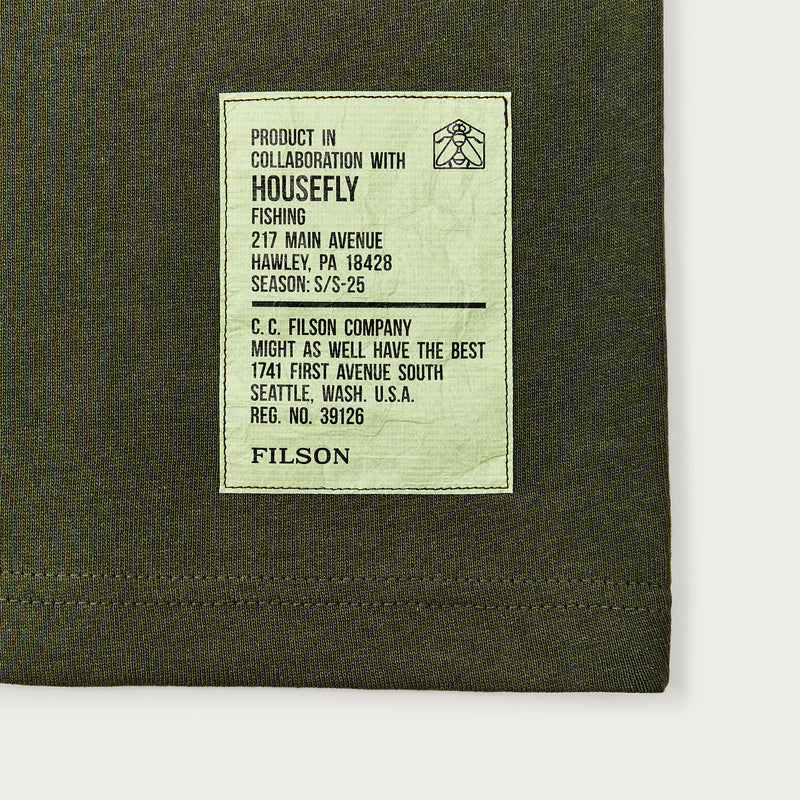 Filson x housefly graphic t-shirt by Filson | Cypress / energy (Green)