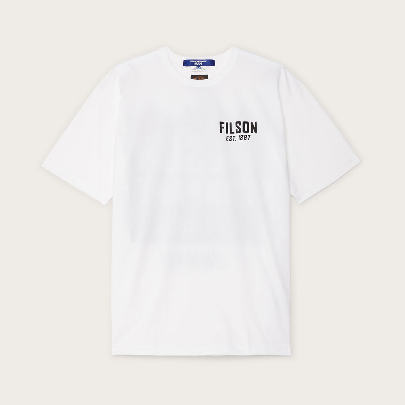 T-shirt graphique filson x junya watanabe by Filson | White / black (White)