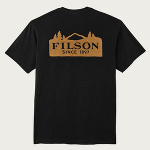Scenic graphic t-shirt by Filson | Black (Black)