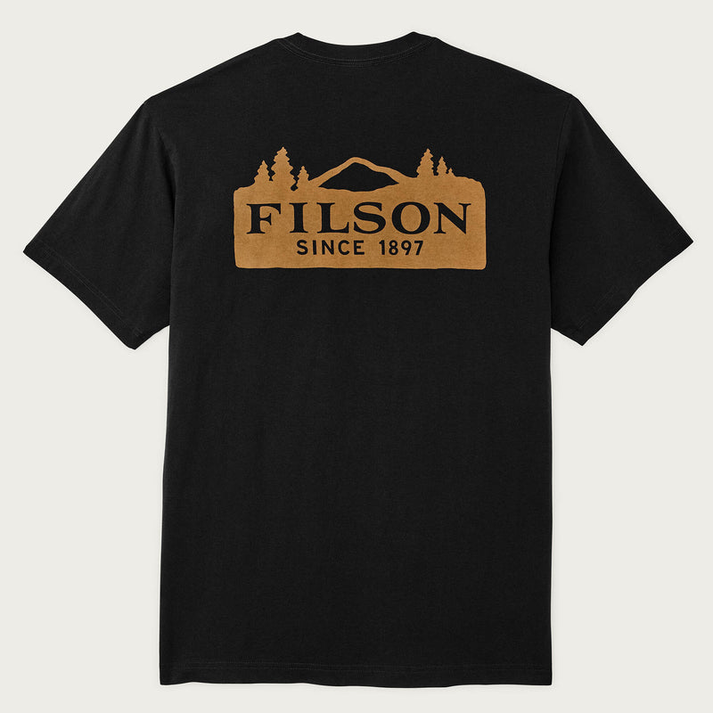 Scenic graphic t-shirt by Filson | Black (Black)