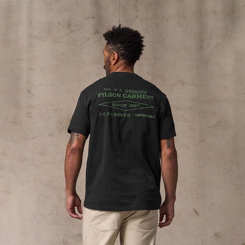 Diamond graphic t-shirt by Filson | Black (Black)
