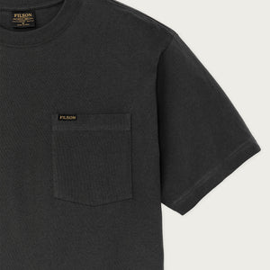 Outfitter pocket t-shirt by Filson | Faded black (Black)