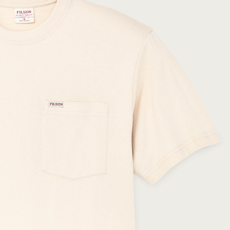 Outfitter pocket t-shirt by Filson | Natural (White)