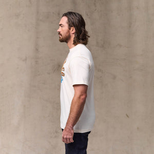 Dry fly graphic t-shirt by Filson | Basswood (White)