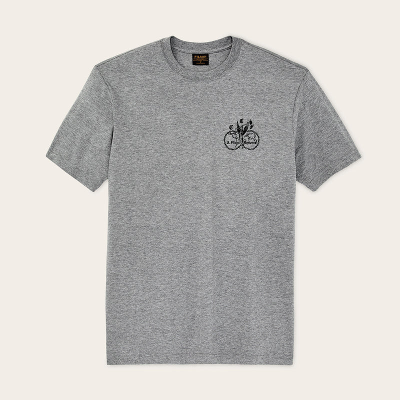Union graphic t-shirt by Filson | Dark gray heather (Gray)