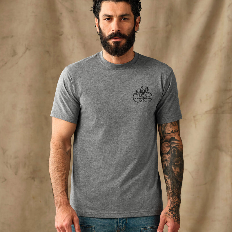 Union graphic t-shirt by Filson | Dark gray heather (Gray)