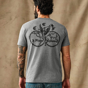 Union graphic t-shirt by Filson | Dark gray heather (Gray)
