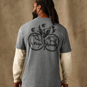 Union graphic t-shirt by Filson | Dark gray heather (Gray)