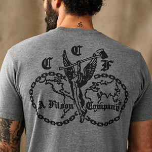 Union graphic t-shirt by Filson | Dark gray heather (Gray)