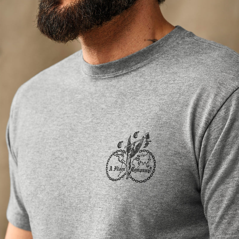Union graphic t-shirt by Filson | Dark gray heather (Gray)