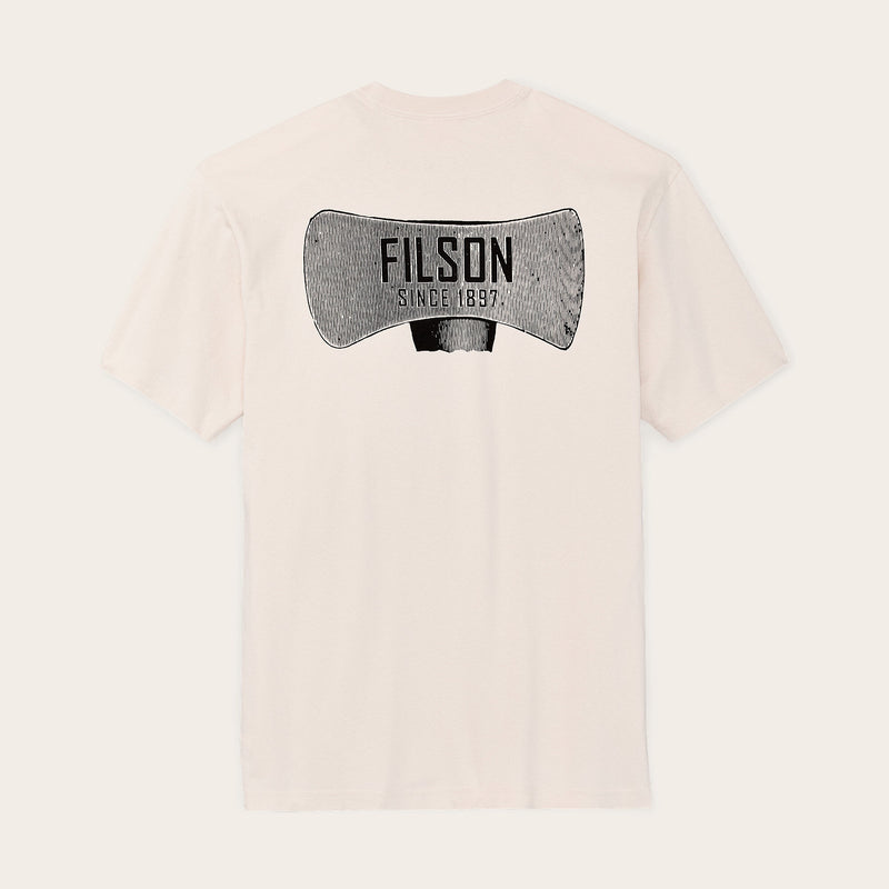 Axe graphic t-shirt by Filson | Natural (White)